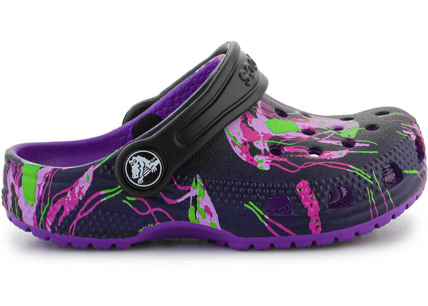 Papuci Crocs KIDS slippers Classic Meta Scape Clog T 208456 - 573 Multicolor/Purple Fete (BM 15198553) 6