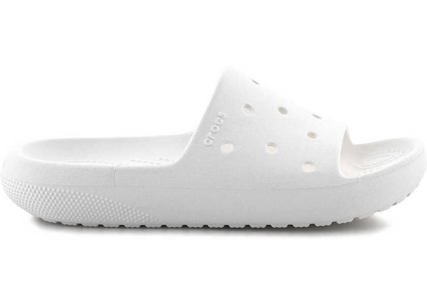 Slapi Crocs Classic Slide v2 White Barbati (BM 15198766) 6