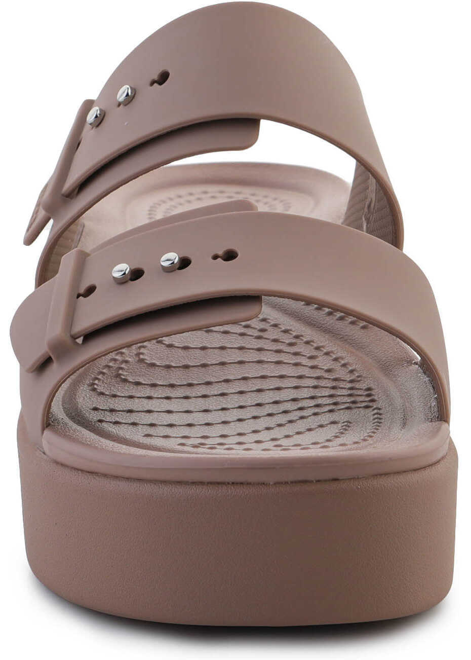 Slapi Crocs Brooklyn Low Wedge Sandal Black Femei (BM 15198946) 7