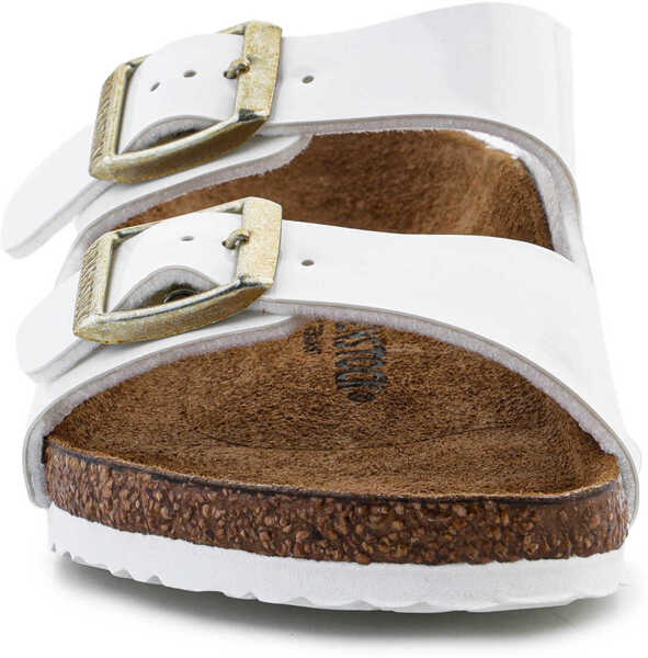 Papuci Birkenstock Arizona Kids BS Patent White N/A Fete (BM 15198976) 2