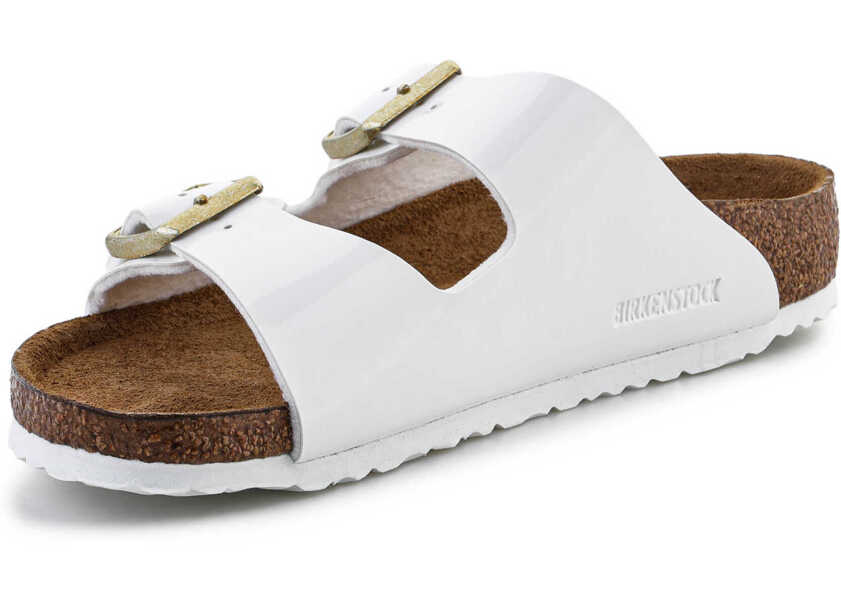 Papuci Birkenstock Arizona Kids BS Patent White N/A Fete (BM 15198976) 3