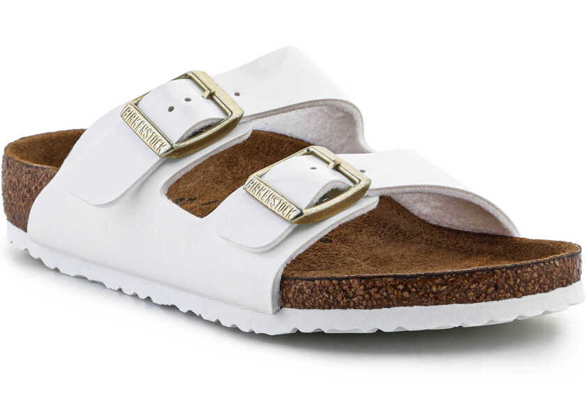 Papuci Birkenstock Arizona Kids BS Patent White N/A Fete (BM 15198976) 1
