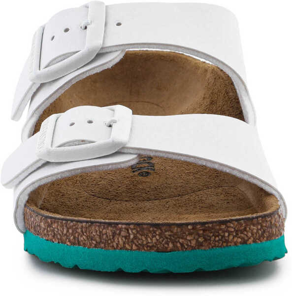 Papuci Birkenstock Arizona Kids BS White/Green Fete (BM 15198994) 2