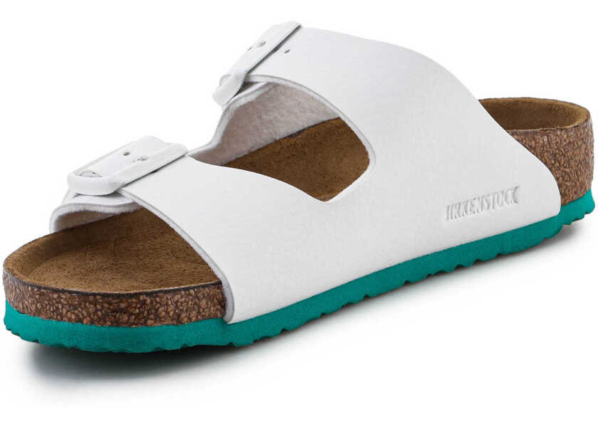 Papuci Birkenstock Arizona Kids BS White/Green Fete (BM 15198994) 3