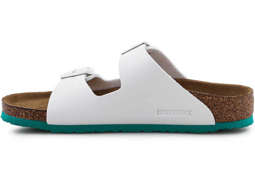 Papuci Birkenstock Arizona Kids BS White/Green Fete (BM 15198994) 4