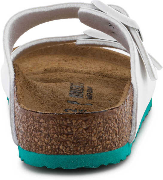 Papuci Birkenstock Arizona Kids BS White/Green Fete (BM 15198994) 5