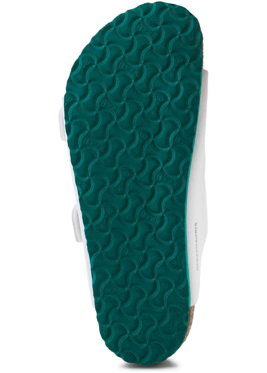 Papuci Birkenstock Arizona Kids BS White/Green Fete (BM 15198994) 7