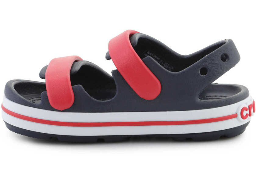 Sandale Crocs Crocband Cruiser Sandal T navy/varsity red Navy Baieti (BM 15199000) 4