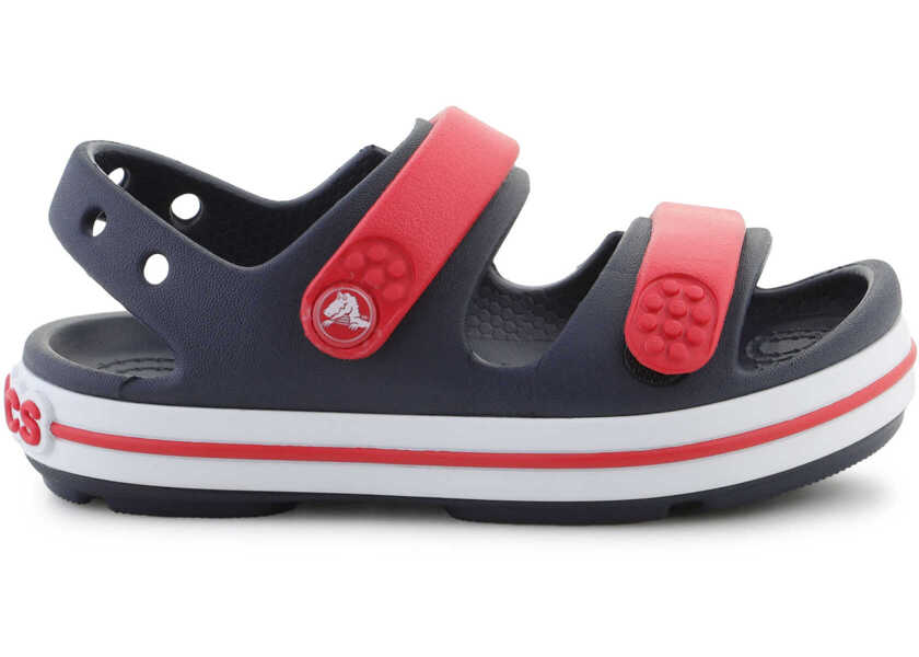 Sandale Crocs Crocband Cruiser Sandal T navy/varsity red Navy Baieti (BM 15199000) 6