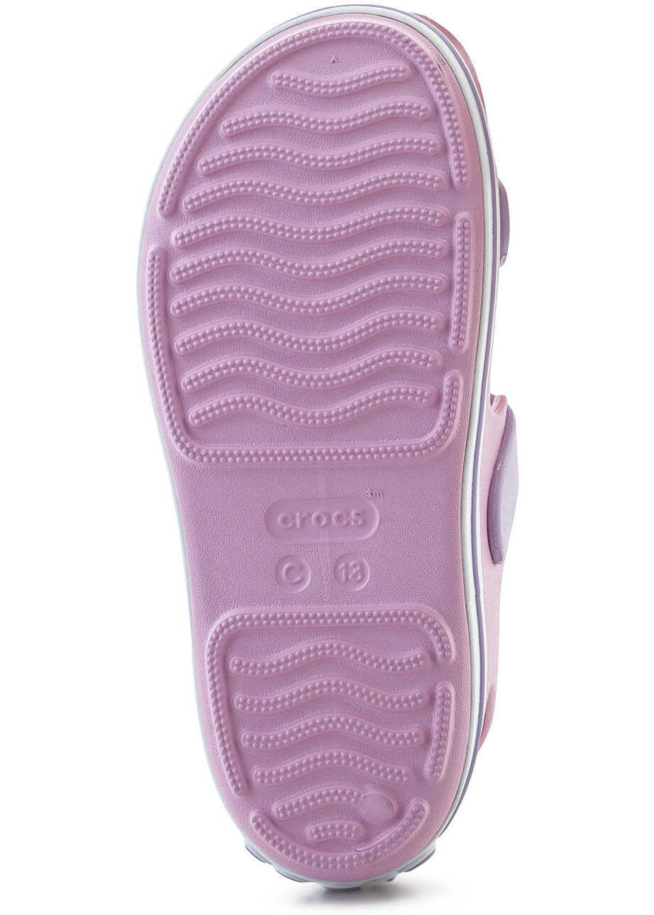 Sandale fara toc Crocs crocband cruiser sandal k lavender Pink Fete (BM 15199012) 7