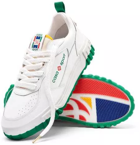 Sneakers Casablanca Sneakers White/Green Barbati (BM 15200491) 4