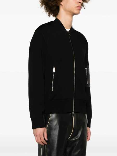 Bluze de trening Neil Barrett Reversible Baggy Fit Sweatshirt Black Barbati (BM 15200506) 3