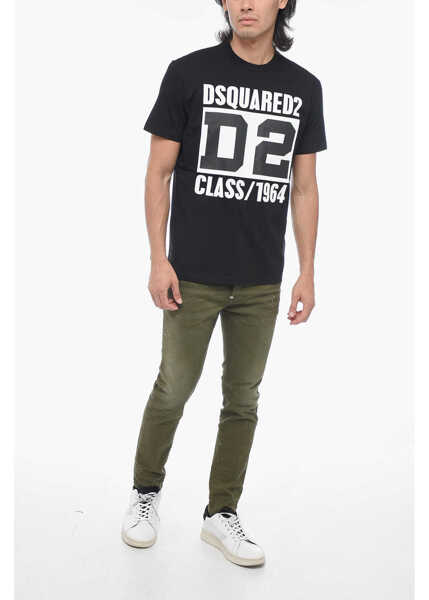 Tricouri DSQUARED2 Cool Fit T-Shirt With Logo Print Black Barbati (BM 15200509) 4