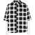 Marcelo Burlon Snap Buttoned Blurred Check Cotton Shirt Black & White
