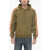 Diesel Chenille Contrasting Band S-Ginbero Hoodie Green