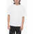 Neil Barrett Solid Color Slim Fit T-Shirt With Eyelets Details White