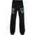 Off-White Embroidered Vars Joggers With Patchwork Black