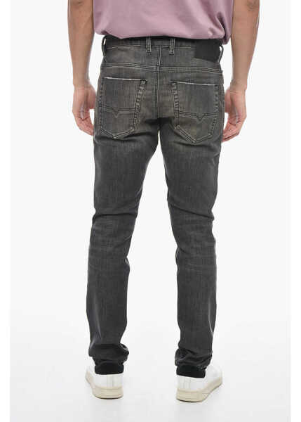 Blugi drepti Diesel Joggjeans Distressed Krooley Jogger Denims Black Barbati (BM 15200929) 2