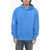 Diesel Brushed Cotton S-Macs-G7 Printed Hoodie Light Blue