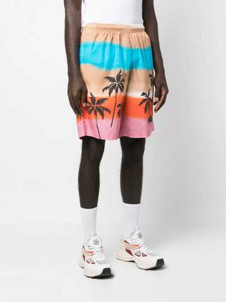 Pantaloni scurti BARROW Gradient Effect Printed Shorts Multicolor Barbati (BM 15201145) 3