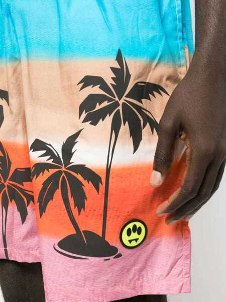 Pantaloni scurti BARROW Gradient Effect Printed Shorts Multicolor Barbati (BM 15201145) 5