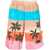 BARROW Gradient Effect Printed Shorts Multicolor