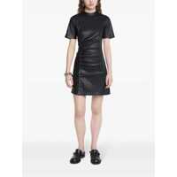 Rochii RABANNE Dama - Rochii RABANNE Rabanne Leather Mini Dress Black Femei (BM 15202276) - B-mall.ro