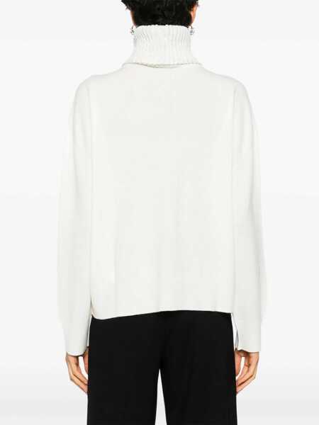 Pulovere Fabiana Filippi Fabiana Filippi Sweaters WHITE Femei (BM 15206434) 4