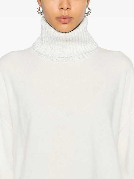 Pulovere Fabiana Filippi Fabiana Filippi Sweaters WHITE Femei (BM 15206434) 5