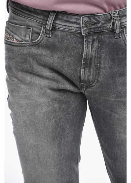 Blugi drepti Diesel Skinny-Fit Sleenker Denims With Low Waist L.32 Black Barbati (BM 15209407) 3