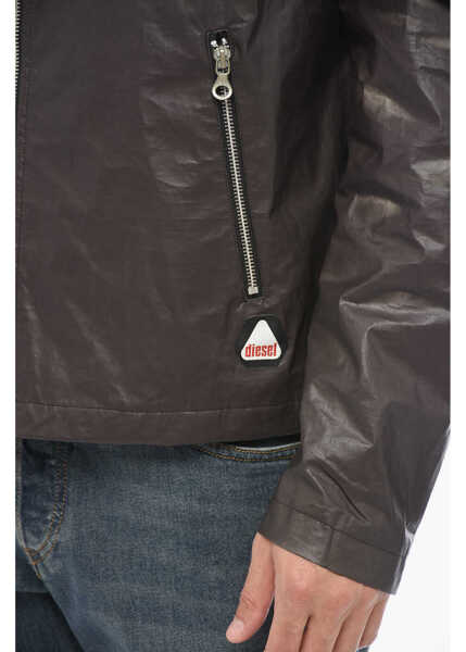 Jachete Diesel Thermosensitive Fabric J-Sofori Jacket With Wax Effect Black Barbati (BM 15209410) 3