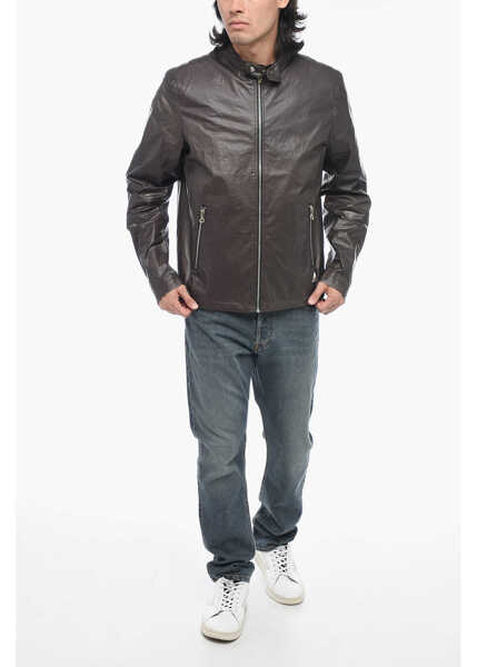 Jachete Diesel Thermosensitive Fabric J-Sofori Jacket With Wax Effect Black Barbati (BM 15209410) 4