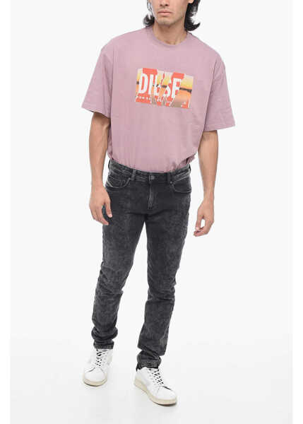 Blugi drepti Diesel Skinny-Fit Sleenker Denims With Low Waist L.32 Black Barbati (BM 15209431) 4