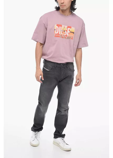 Blugi drepti Diesel Low-Waisted Buster-X Denims With Tapered Fit L.32 Black Barbati (BM 15209620) 4