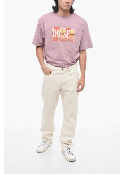 Blugi drepti Diesel Straight-Leg D-Viker Denims L.32 White Barbati (BM 15209902) 4