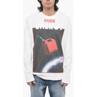 Tricouri Pure Energy Print T-Crane-Ls-G4 Long Sleeved T-Shirt Barbati
