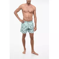 Bermude BERLUTI pentru Barbati - Bermude BERLUTI Floral Pattern Boxer Swimshorts Green Barbati (BM 15209926) - B-mall.ro