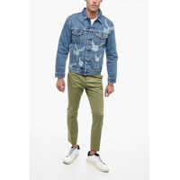 Geci de blugi pentru Barbati - Geci de blugi Levis 3.Paradise Trucker Denim Jacket With Dove Pattern Blue Barbati (BM 15210124) - B-mall.ro