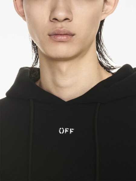 Hanorace Off-White Brushed Skate Sweatshirt With Oversized Fit Black Barbati (BM 15210169) 5