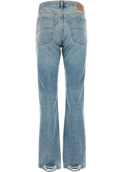 Blugi Balenciaga Low Waist Straight Jeans LIGHT BLUE Femei (BM 15210304) 2