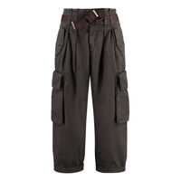 Pantaloni scurti Pinko Ronfare Gabardine Cargo Trousers Femei