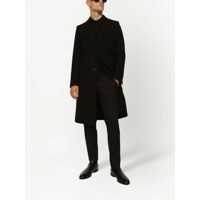 Paltoane Dolce & Gabbana pentru Barbati - Paltoane Dolce & Gabbana Dolce & Gabbana Single-Breasted Wool Coat Black Barbati (BM 15213967) - B-mall.ro
