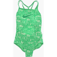Costume de baie intregi Swim All-Over Logo Nylon Stretch One Piece Swimsuit Fete