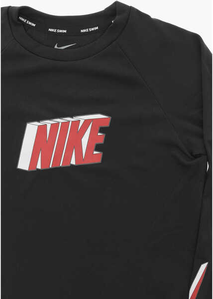 Tricouri Nike Active Long Sleeve Crew-Neck T-Shirt Black Baieti (BM 15218317) 2