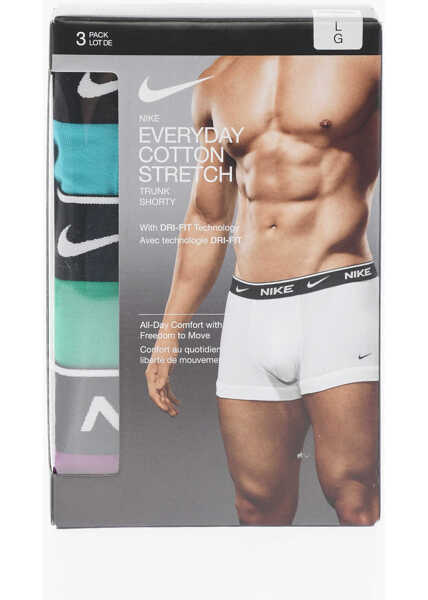 Lenjerie intima Nike Cotton Stretch 3 Pairs Boxers Set With Logo-Band Multicolor Barbati (BM 15218323) 1