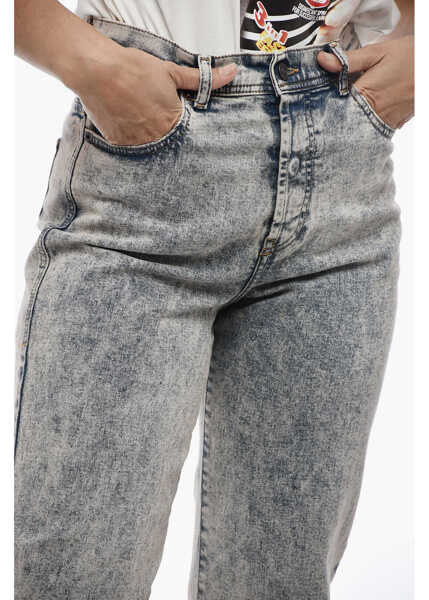 Blugi drepti Diesel High-Waisted D-Tulip Denims With Straight Leg L.32 Blue Femei (BM 15218452) 3