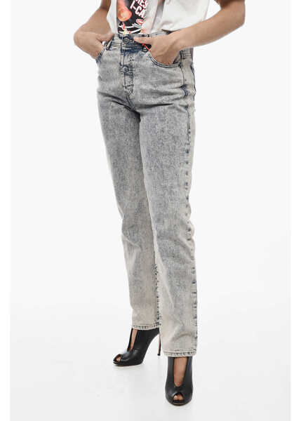 Blugi drepti Diesel High-Waisted D-Tulip Denims With Straight Leg L.32 Blue Femei (BM 15218452) 1