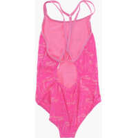 Costume de baie pentru Fete - Costume de baie intregi Nike Swim All-Over Logo One Piece Swimsuit Pink Fete (BM 15218491) - B-mall.ro