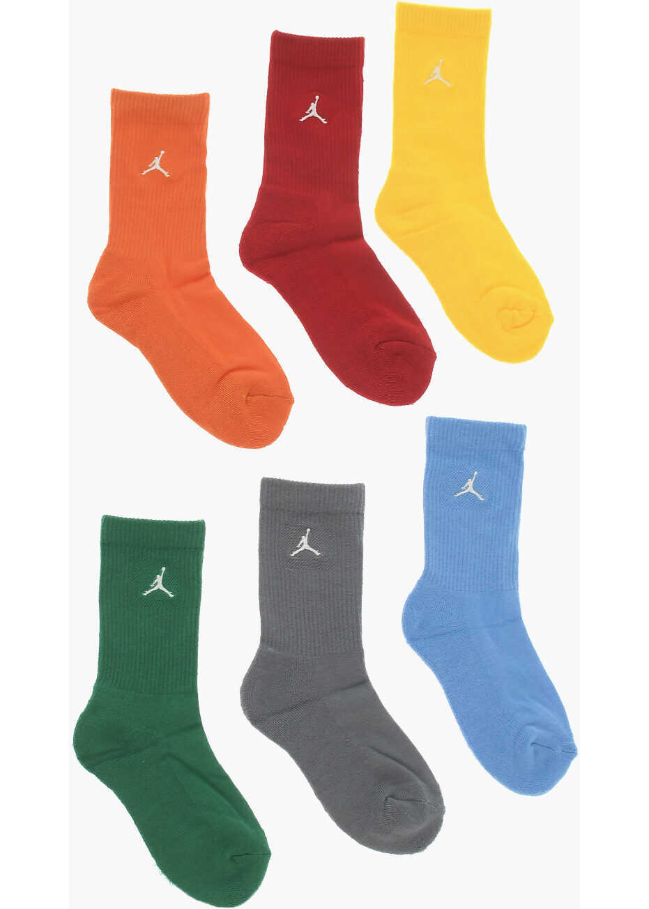 Sosete Nike Air Jordan Stretch Long 6 Pairs Socks Set Multicolor Fete (BM 15218494) 3