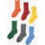 Nike Air Jordan Stretch Long 6 Pairs Socks Set Multicolor